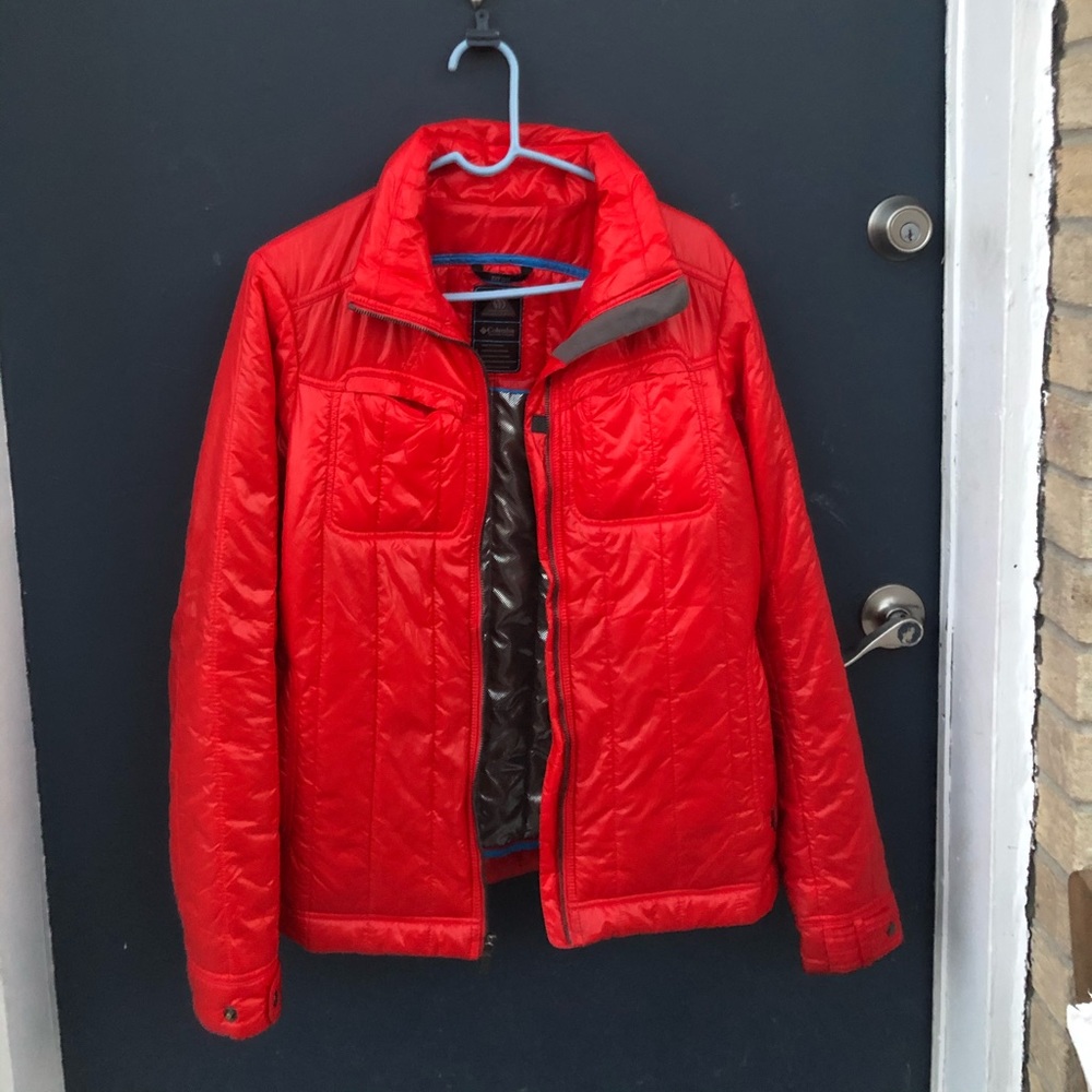 Columbia Omni-Heat  Red Moto Style Jacket